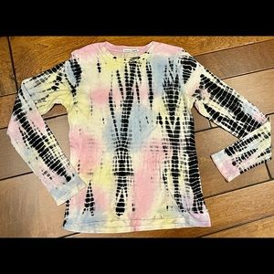 Tie Dye long sleeve REFORMATION Jeans tee